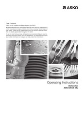 Asko D5436 XXL Operating Instructions Manual