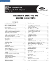 Carrier 38AUD Installation, Start-Up And Service Instructions Manual