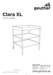 Geuther Clara XL 4844XL Manual