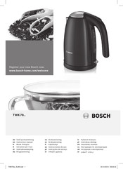 Bosch TWK7805 Instruction Manual
