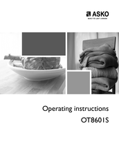 Asko OT8601S Operating Instructions Manual