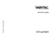 Varytec BAT.PAR 3 RGBW User Manual