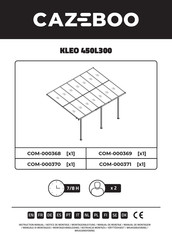 CAZEBOO COM-000371 Instruction Manual