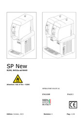 Electrolux SP New R290 Operator's Manual
