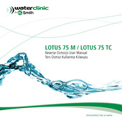 A.O. Smith waterclinic LOTUS 75 M User Manual