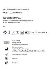 Avita BPM830-0J Instruction Manual