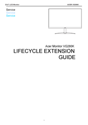 Acer VG280K Lifecycle Extension Manual