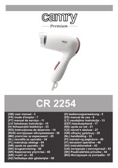 camry Premium CR 2254 User Manual