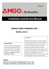 Amgo SPL-6 Installation And Service Manual