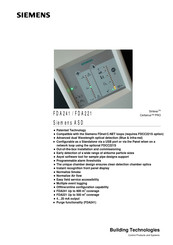 Siemens Sinteso Cerberus PRO FDA241 Datasheet