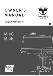 TOHATSU M 5B Owner's Manual