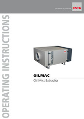 Esta OILMAC 800 Operating Instructions Manual