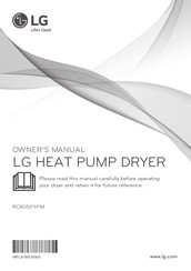 LG RC8055 H M Series Owner's Manual