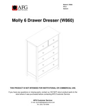 AFG Molly W860 Assembly Instructions Manual