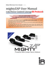 IR Robot mightyZAP User Manual