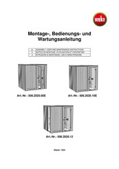 Weka 506.2020.00E Assembly, User And Maintenance Instructions