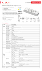 Ltech SE-12-100-500-W2B Quick Start Manual