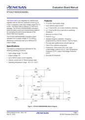 Renesas RTKA211805DE0000BU Manual