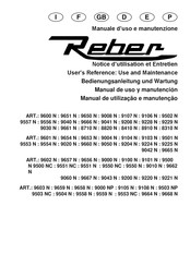 REBER 9558 N User’s Reference: Use And Maintenance