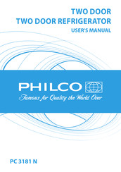 Philco PC 3181 N User Manual