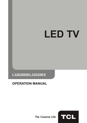 TCL L32D20EB Operation Manual