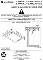 Glacier bay EZI SHD GBSH231 Installation Manual