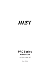 MSI PRO Z790-A MAX WIFI User Manual