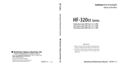 Sumitomo HF-320a Series Operating And Maintenance Manual