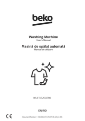 Beko WUE9726XBW User Manual