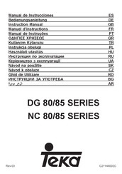 Teka DG 80/85 Series Instruction Manual