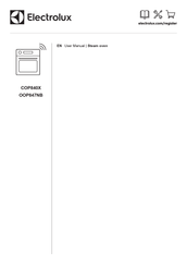 Electrolux OOP847NB User Manual