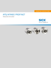 Sick AFS/AFM60 PROFINET Operating Instructions Manual