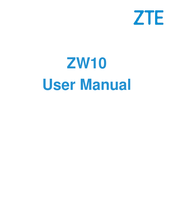 Zte ZW10 User Manual
