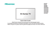 Hisense 32H3D1 Quick Start Manual