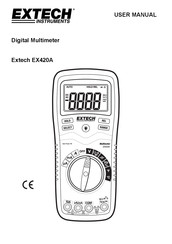 Extech Instruments EX420A User Manual