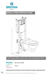 Bristan CFC33 Installation Instructions Manual