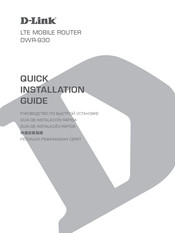 D-Link DWR-930 Quick Installation Manual