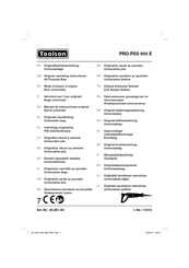 Toolson PRO-PSS 900 E Original Operating Instructions