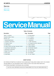Haier LE43B7500 Service Manual
