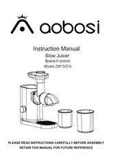 Aobosi ZM1507A Instruction Manual
