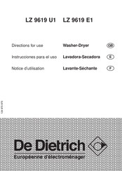 DeDietrich LZ 9619 U1 Directions For Use Manual