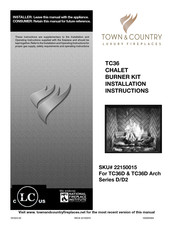 Town & Country Fireplaces TC36 Installation Instructions Manual