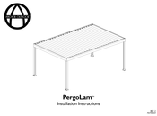 ANCHOR OUTDOOR PergoLam Installation Instructions Manual