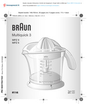 Braun MPZ 9 Manual