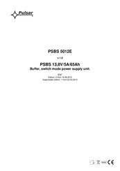 Pulsar Blue Power PSBS 5012E Manual