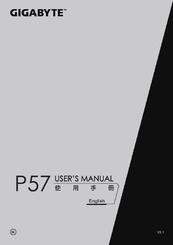 Gigabyte P57W User Manual