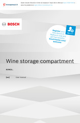 Bosch KUW21 Series User Manual