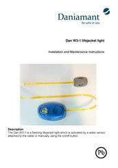 Daniamant Dan W3-1 Installation And Maintenance Instructions Manual