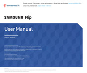 Samsung Flip WM85A-W User Manual
