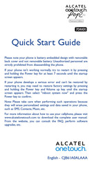Alcatel OneTouch POP 2 Quick Start Manual
